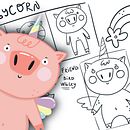 My project in Kawaii Illustration: Create Charming Characters course. Un projet de Manga, Conception de personnages et Illustration traditionnelle de Olena - 10.10.2021