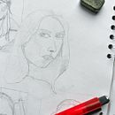 Mi Proyecto del curso: Sketchbook de retrato: explora el rostro humano. Un proyecto de Bocetado, Dibujo, Dibujo de Retrato, Dibujo artístico y Sketchbook de Efrain Angarita - 11.10.2021