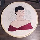 My project in Embroidered Portraits in Watercolor course . % Juliana Damasceno tarafından hazırlanan Tablo, Sulubo, a Resim, Ve Nakış projesi - 10.12.2021