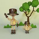 proyecto Axl Rivera :D. 3D, Character Design, 3D Modeling, and 3D Character Design project by Axl Rivera - 10.13.2021