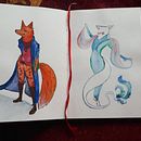 My project in Illustration Techniques to Unlock your Creativity course. Un proyecto de Diseño, Ilustración tradicional, Bellas Artes, Pintura, Creatividad, Creatividad con niños y Sketchbook de Sophie Leus - 13.10.2021