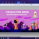 Character Book . % tangtang_1261 tarafından hazırlanan Geleneksel illüstras, Ve on projesi - 10.13.2021
