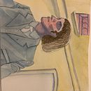 COLETTE. Traditional illustration, Fine Arts, Painting, and Watercolor Painting project by diogeneshernanmq07 - 10.14.2021