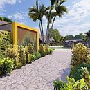 African Jungle Resort. Een project van Traditionele illustratie, 3D, Interactief ontwerp, Lichtontwerp,  3D-modellering y Architecturale visualisatie van Tanaka Chiraga - 18.04.2020