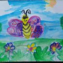 Butterfly bee. Un progetto di Illustrazione tradizionale di Olivia Daniel - 14.10.2021