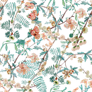 Mi Proyecto del curso: Motivos para repetir : flores silvestres amarillas. Un proyecto de Ilustración tradicional, Pattern Design, Pintura a la acuarela y Estampación de Maica Gv - 15.10.2021