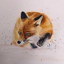 My version of a crawling fox . % Mai-Lin Backers tarafından hazırlanan Geleneksel illüstras, on, Sulubo, a Resim, Gerçekçi Çizim, Doğalcı İllüstras, Ve on projesi - 10.15.2021