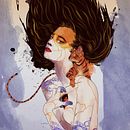 Mi Proyecto del curso: Técnicas de ilustración con acuarela digital. Un proyecto de Ilustración tradicional, Ilustración digital, Pintura a la acuarela, Dibujo de Retrato y Dibujo digital de Bernard - 15.10.2021