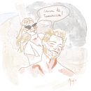 Mi summer drawings . Ilustrație tradițională de Maylis Cantegrit - 10.13.2021