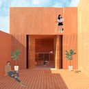 Mi Proyecto del curso: Representación gráfica de proyectos arquitectónicos. Projekt z dziedziny  Architektura, Projektowanie graficzne, Architektura wnętrz, Projektowanie wnętrz, Architektura krajobrazu,  Kolaż, Architektura c, frowa,  R i sunek architektoniczn użytkownika Anthony Ramos - 13.07.2021