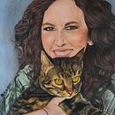 My project in Realistic Portrait with Coloured Pencils course. Projekt z dziedziny Trad, c, jna ilustracja,  Sztuki piękne, R, sunek ołówkiem,  R, sunek, Portret, R, sunek realist, czn,  R, sunek art, st i czn użytkownika olastofos - 16.10.2021