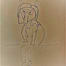 Meu projeto do curso: Técnicas de ilustração para desbloquear sua criatividade. Un proyecto de Diseño, Ilustración tradicional, Bellas Artes, Pintura, Creatividad, Creatividad con niños y Sketchbook de Daniele Azambuja de Borba Cunha - 16.10.2021