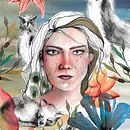 My project in Illustrated Portrait in Watercolor course. Traditional illustration, Fine Arts, Painting, Drawing, Watercolor Painting, Portrait Drawing, and Artistic Drawing project by Anna Juskova - 10.11.2021