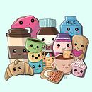 Kawaii breakfast . Un proyecto de Ilustración tradicional de Lucrezia Lando - 18.10.2021