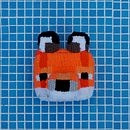 Minecraft Fox. Embroider, Arts, Crafts, Character Design, and Video Games project by Carolina Bello - 09.26.2021