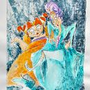 My project in Introduction to Children’s Illustration course. Traditional illustration, Fine Arts, Painting, Pencil Drawing, Drawing, Watercolor Painting, Children's Illustration, and Narrative project by elisa_gamberini1 - 10.20.2021