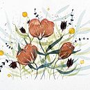 Mon projet du cours : Création d’une composition florale à l’aquarelle. Un projet de Illustration traditionnelle, Beaux Arts, Peinture, Aquarelle, Illustration botanique et Illustration naturaliste de sophie_bauer0711 - 20.10.2021