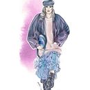 Il mio progetto del corso: Illustrazione di moda: dalla passerella alla carta. Een project van Traditionele illustratie van NICOLETTA SALFO - 02.11.2021