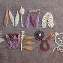 My project in Introduction to Raised Embroidery course. Un projet de Broderie de Elinborg Jónsdottir - 21.10.2021