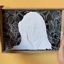 Mi Proyecto del curso: Retratos 3D con capas de papel. Artesanato, Artes plásticas, e Papercraft projeto de milagrospastorafernandez - 21.10.2021
