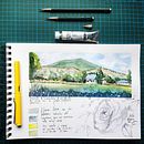 Mi Proyecto del curso: Cuaderno de viaje en acuarela. Un progetto di Illustrazione tradizionale, Pittura ad acquerello, Sketchbook e Illustrazione architettonica di Carlos Justiniano - 21.10.2021