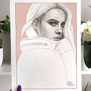 Some of my portrait drawings . Menggambar Potret & Ilustrasi tradisional proyek oleh Daria Topolska - 10.21.2021