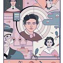 Mujeres referentes . % Cristina Luna Orihuela tarafından hazırlanan Geleneksel illüstras, Ve on projesi - 10.22.2021