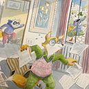 My project in Character Creation for Illustrated Books with Watercolor course. Character Design, Children's Illustration, and Watercolor Painting project by Manuela Pentangelo - 11.16.2021