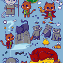 The Kawaii Hobbit . Een project van Traditionele illustratie, Ontwerp van personages, Digitale illustratie y Manga van maria_hytti - 19.10.2021