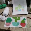 Mi Proyecto del curso: Intarsia crochet: teje tus propios tapices . Decorațiuni, Arte din fibre și DIY de andrea contreras - 10.24.2021