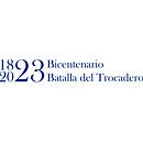 Logo Bicentenario Batalla del Trocadero en el Parque Metropolitano Marisma de los Toruños y Pinar de la Algaida. Un progetto di Graphic design e Design di loghi di Ana Victoria Sánchez Moreno - 25.10.2021