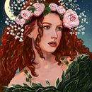 My project in Digital Fantasy Portraits with Photoshop course. Un progetto di Illustrazione tradizionale, Disegno, Illustrazione digitale, Disegno di ritratti, Disegno digitale e Pittura digitale di yakupova_anna - 25.10.2021
