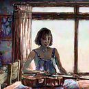 El día que se fue mi hermano: práctica para el taller de color en ilustración . Ilustração tradicional, Design de personagens, Ilustração digital, Concept Art, Desenho digital, Narrativa, e Teoria da cor projeto de María Eugenia Cancino Chacón - 25.10.2021