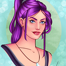 Mi Proyecto del curso: Retrato de personajes femeninos con Procreate. Een project van Traditionele illustratie, Digitale illustratie y Digitale tekening van Christian Muñoz Arambul - 23.10.2021