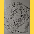 Woodoo woman. Traditional illustration project by simomura94 - 10.27.2021