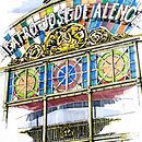 Ilustração do Theatro José de Alencar. Ilustração tradicional projeto de Fabricio Porto - 03.02.2018