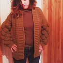 cardigan  manga globo. Un proyecto de Tejido y Crochet de Noa Navarrete - 27.10.2021