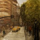 Mi Proyecto del curso: Paisajes urbanos en acuarela. Projekt z dziedziny Malowanie akwarelą,  Sztuki piękne,  R i sunek architektoniczn użytkownika Victor Pineda - 28.10.2021