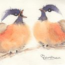 My project in Artistic Watercolor Techniques for Illustrating Birds course. Een project van Traditionele illustratie, Aquarelschilderen, Realistische tekening y Naturalistische illustratie van antheaday - 28.10.2021