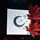 Moon Child. Een project van  Tatoeageontwerp, Traditionele illustratie y  Botanische illustratie van Jazz - 28.10.2021
