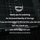 enwi logo. Een project van  Ontwerp y Grafisch ontwerp van zakaria sellakh - 28.10.2021
