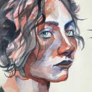 My project in Artistic Portrait with Watercolors course. Artes plásticas, Pintura, Pintura em aquarela, e Desenho de retrato projeto de Ruaidhri O'Mahony - 28.10.2021