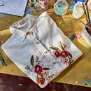 Camisas Clássicas. Design, Embroider, Botanical Illustration, Arts, Crafts, and Fashion Design project by Projeto Fio - 10.29.2021