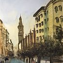 Mi Proyecto del curso: Paisajes urbanos en acuarela. Pintura em aquarela, Artes plásticas e Ilustração arquitetônica projeto de Teo Basterra - 29.10.2021