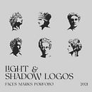 Face Logos. Un proyecto de Ilustración tradicional, Br, ing e Identidad y Diseño gráfico de David Espinosa - 09.08.2021