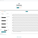 Calilíneas - Generador de guías para Caligrafía. Un projet de Programmation de Marta - 26.10.2021