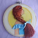 Liberté. Painting, Watercolor Painting, Embroider, and Fiber Arts project by sarahpeixe - 10.14.2021