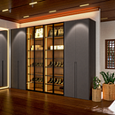 Modern Walk-in Closet . % Carole Paqueo tarafından hazırlanan İç Tasarım, İç Mimarlık, İç Dekoras, Ve on projesi - 10.23.2021