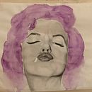 Mein Kursprojekt: Porträts mit Mischtechniken: Emotionen und Mimik. Un progetto di Belle arti, Disegno a matita, Disegno, Disegno di ritratti, Disegno realistico e Disegno artistico di Lena Wie - 02.11.2021