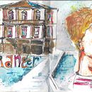 My project in Artistic Watercolor Sketching: Dare to Express Your Ideas course. Un progetto di Illustrazione tradizionale, Bozzetti, Creatività, Disegno, Pittura ad acquerello e Sketchbook di Işıl Karabulut - 31.10.2021